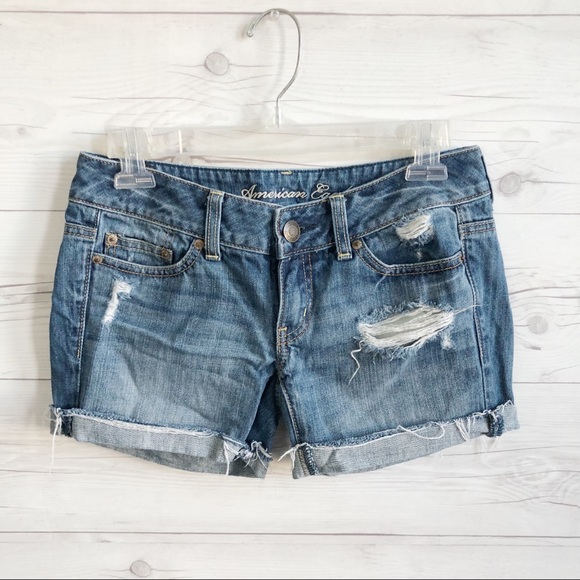 American Eagle Outfitters Pants - American Eagle distressed shorts size 00